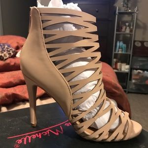 Laser cut dress sandal